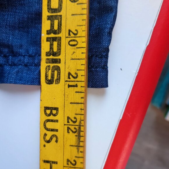 Hurley lightweight summer flat front short darker blue men's size 38 - Picture 10 of 10